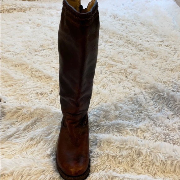 Braided back zip Frye tall boots. - Picture 9 of 10